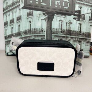 Coach CW365 Wyatt Crossbody Bag In Signature Canvas IN Black